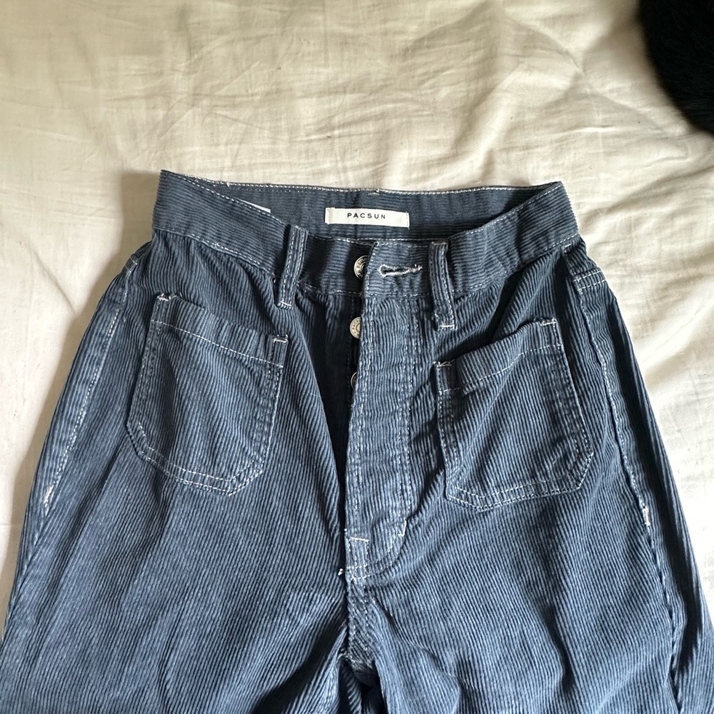Blue Cordaroy Pants from Pacsun